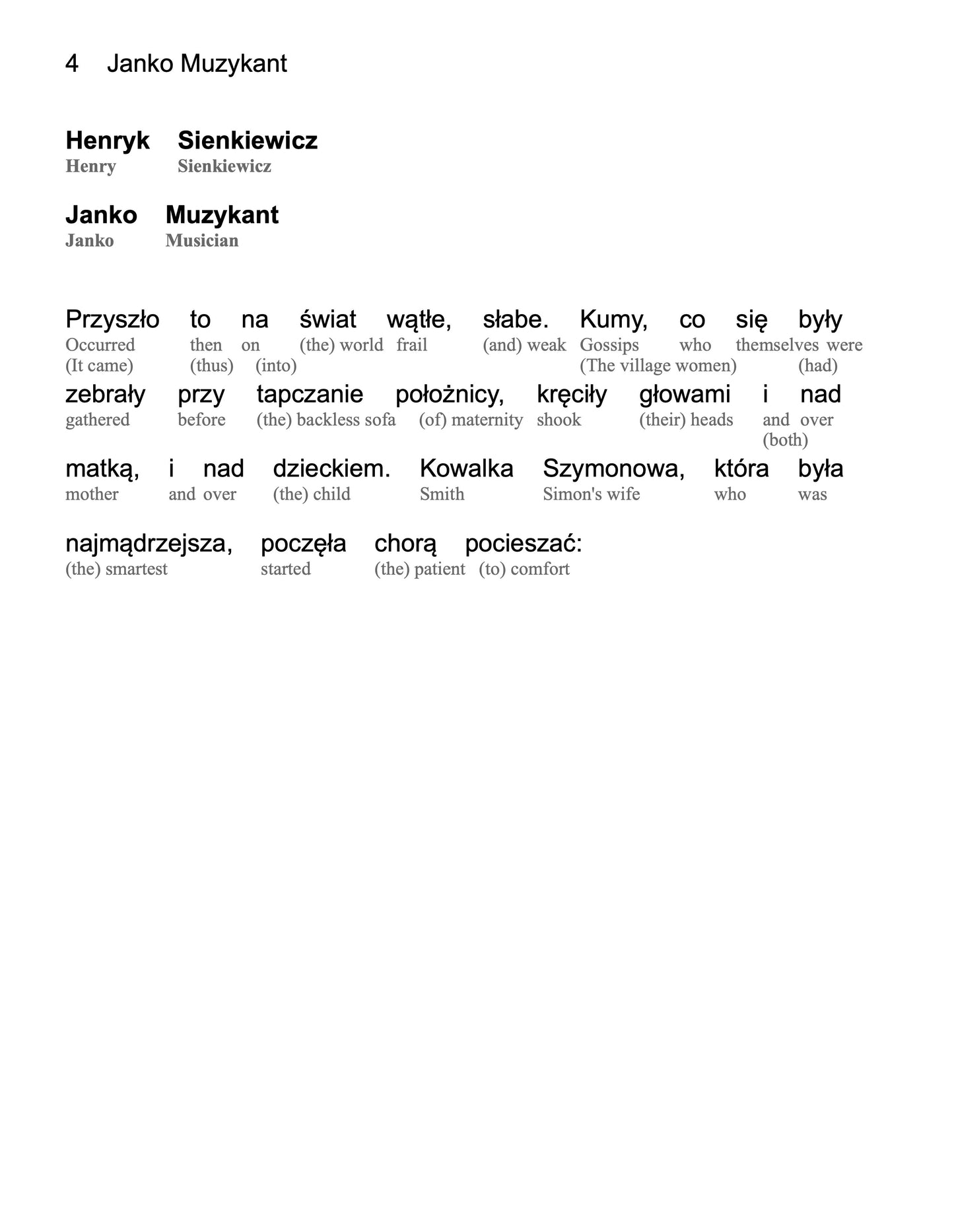 HypLern - Learn Polish with Short Stories - Interlinear PDF, Epub, Mobi and mp3s