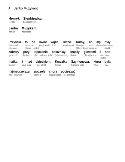 HypLern - Learn Polish with Short Stories - Interlinear PDF, Epub, Mobi and mp3s