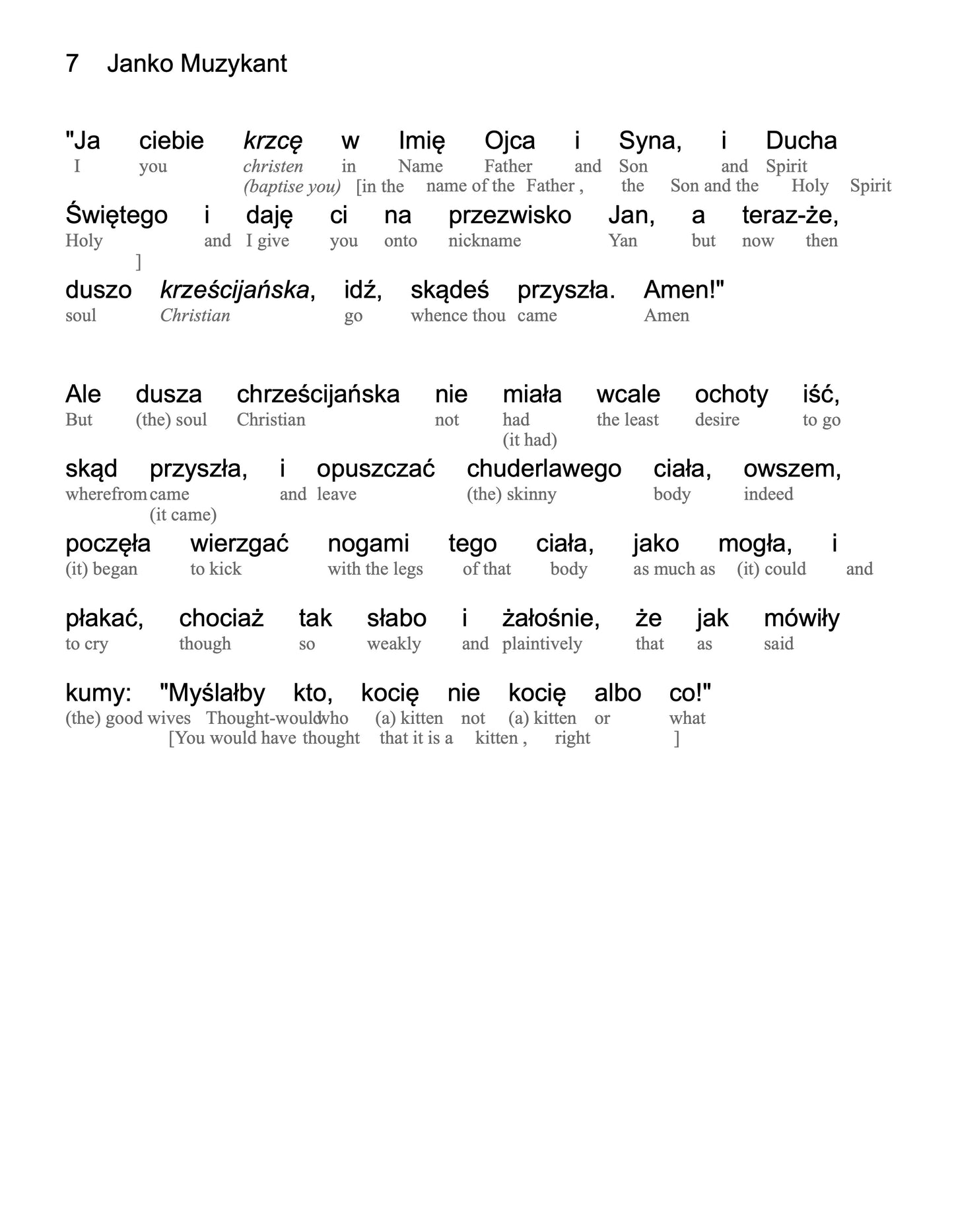 HypLern - Learn Polish with Short Stories - Interlinear PDF, Epub, Mobi and mp3s