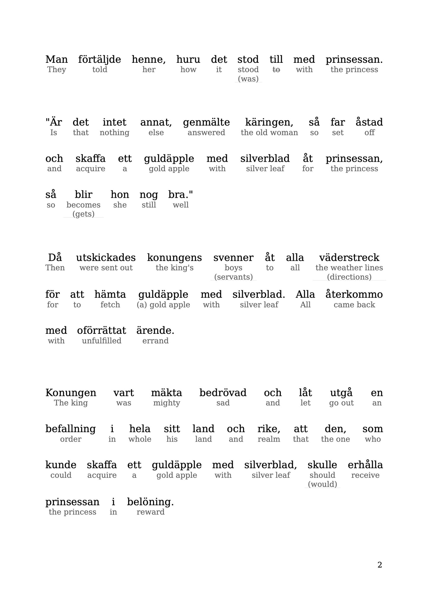 HypLern - Learn Swedish With Baron Olson and Other Stories - Interlinear PDF, Epub, Mobi and audio