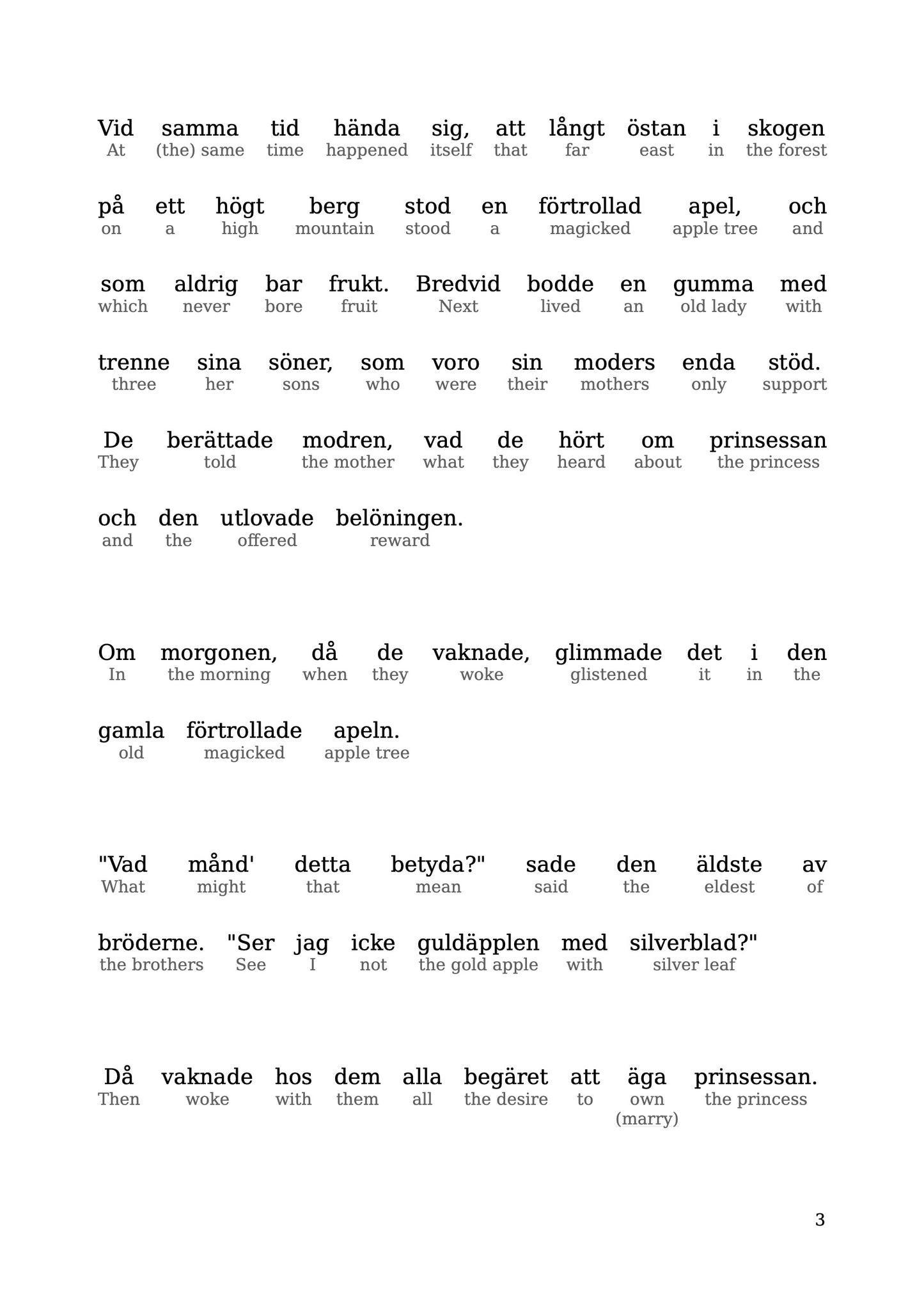 HypLern - Learn Swedish With Baron Olson and Other Stories - Interlinear PDF, Epub, Mobi and audio