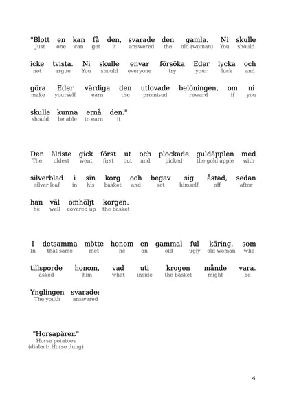 HypLern - Learn Swedish With Baron Olson and Other Stories - Interlinear PDF, Epub, Mobi and audio